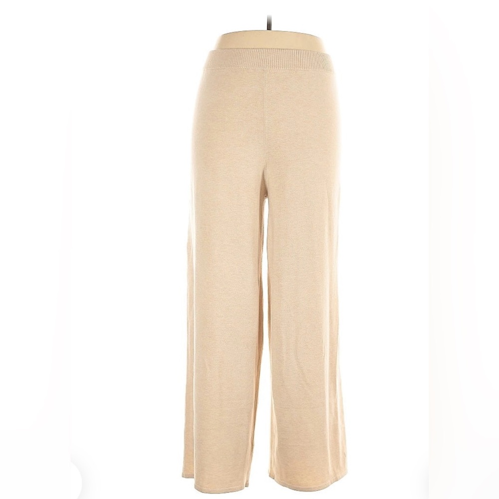 Soma NWT Wknd Women's Eco Yarn Wide-Leg Pants Sz XL